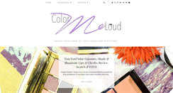 Desktop Screenshot of colormeloud.com