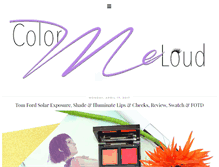 Tablet Screenshot of colormeloud.com